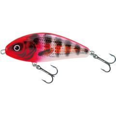 Vobler Salmo Fatso Floating 10cm, culoare Holo Red Head Striper