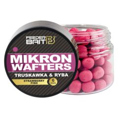 Wafters Feeder Bait Mikron Wafters Capsuna Si Peste 6mm