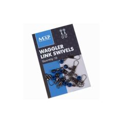  Waggler Link Swivels Agrafe MAP
