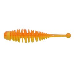 Worm Berkley PowerBait Power Naiad 3.5cm, culoare Fluorescent Orange/Sunshine Yellow