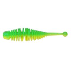 Worm Berkley PowerBait Power Naiad 3cm, culoare Spring Green/Sunshine Yellow