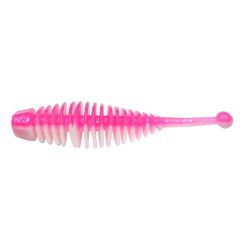 Worm Berkley PowerBait Power Naiad 3cm, culoare Pink/White