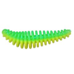 Worm Berkley PowerBait Power Pupa 3.5cm, culoare Spring Green/Sunshine Yellow