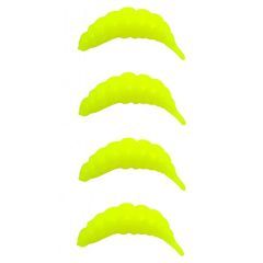 Worm FishUp Ozi Cheese 3cm, culoare Hot Chartreuse