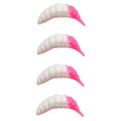 Worm FishUp Ozi Cheese 3cm, culoare White Bubble Gum