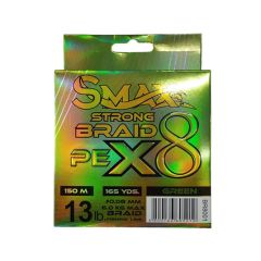 Fir textil Smax Strong Braid X8 Green 0.08mm/150m
