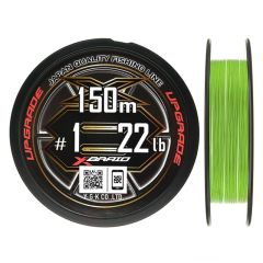 Fir textil YGK X-Braid X8 Upgrade PE Fluo Green 0.171mm/10kg/150m