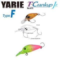 Vobler Yarie-Jespa 675 T-Crankup JR Type F 2.8cm/1.8g, culoare C34 Go Go Chart