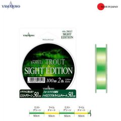 Fir monofilament Yamatoyo Famell Trout Sight Edition 0.148mm/4lb/100m