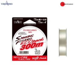 Fir fluorocarbon Yamatoyo Spinning Fluoro Eco Pack 0.190mm/5lb/300m