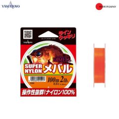 Fir monofilament Yamatoyo Famell Super Nylon Mebaru 0.128mm/2lb/100m