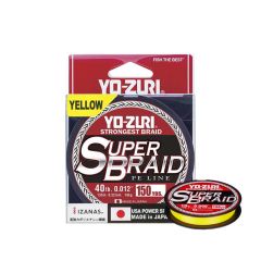 Fir textil Yo-Zuri SuperBraid Yellow 0.23mm/20lb/135m