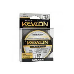 Fir textil Konger Kevlon X4 Black 0.10mm/9.8kg/150m