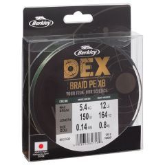 Fir textil Berkley DEX Braid PE X8 Moss Green 0.08mm/6.8kg/150m