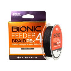 Fir textil Golden Catch Bionic Feeder Braid PE X4 Black 0.165mm/7.6kg/150m