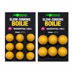 Boilies Korda Slow Sinking Boilie Essential Cell, 15mm