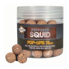 Boilies Dynamite Baits Peppered Squid Foodbait Pop-Ups 15mm