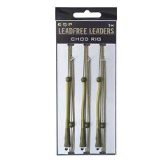 Kit monturi leadcore ESP Leadfree Leaders Chod Rig 1m, Green