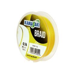 Fir textil Kamasaki Braid Yellow 0.22mm/19.5kg/100m