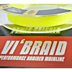 Fir textil Spro PC VI'Braid Fluo Yellow 0.16mm/9kg/125m