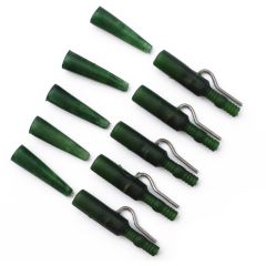 Kit plumb pierdut Mostiro Stainless Steel Lead Clip and Sleeve - Green