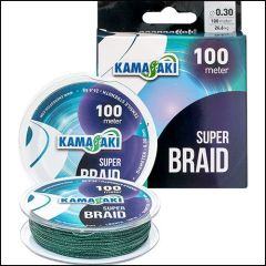 Fir textil Kamasaki Super Braid Green 0.30mm/26.6kg/100m