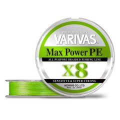 Varivas Max Power PE X8 Lime Green 0.165mm/20.2lb/150m