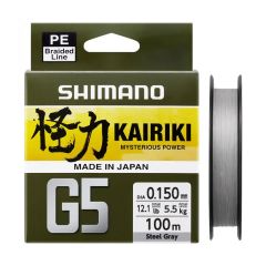 Fir textil Shimano Kairiki G5 Steel Gray 0.18mm/9.2kg/150m