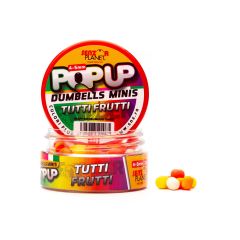 Boilies Senzor Pop-Up Dumbells Minis Tutti-Frutti 4-5mm 10g