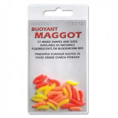 Viermi artificiali Drennan Buoyant Maggot - Fluorescent