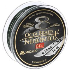 Fir textil Mikado Nihonto Octa Braid Black 0.12mm/8.9kg/10m