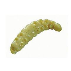 Berkley PowerBait Honey Worm 3cm - Yellow/Scales
