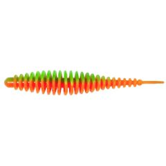 Quantum Magic Trout T-Worm I-Tail, 6.5cm, Culoare Neon Green Orange
