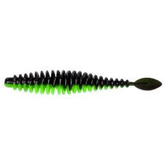 Quantum Magic Trout T-Worm P-Tail, 6.5cm, Culoare Neon Green Black