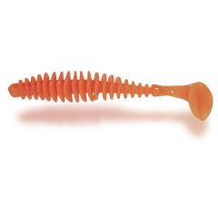 Shad Quantum Magic Trout T-Worm Paddler 5.5cm, culoare Neon Orange