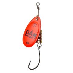 Lingura Rotativa DAM Effzett Spinner With Single Hook, 4g, Culoare Red