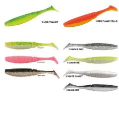 Shad Rapture Power Shad Dual 11.5cm, culoare Red Fluo Yellow
