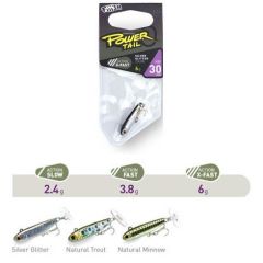 Fiiish Power Tail Slow 3cm/2.4g, culoare Natural Trout