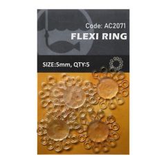 Inele siliconice Orange Flexi Ring 5mm/5buc
