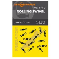 Varteje Orange Rolling Swivel Nr.6 Black