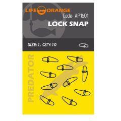 Agrafe Orange Lock Snap Nr.1 Black