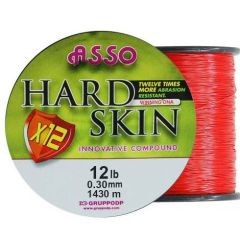 Fir monofilament Asso Hard Skin Solid Red 0.22mm/7lb/2400m