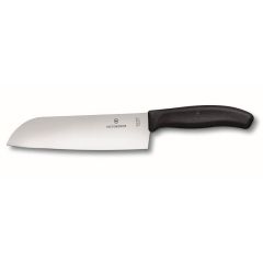 Cutit Victorinox Swiss Classic Straight Edge Santoku Knife 17cm - Black