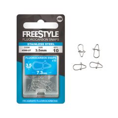 Agrafe Spro Freestyle Fluorocarbon Snaps 3mm