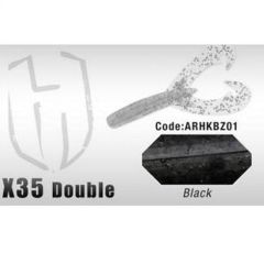 Grub Colmic Herakles X35 Double Claw 8.9cm Black