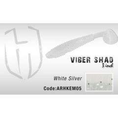 Shad Colmic Herakles Viber Shad 7.6cm White Silver