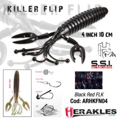 Creatura Herakles Killer Flip 10cm, culoare Black Red Flk