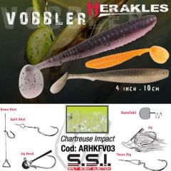 Shad Colmic Herakles Vobbler 10cm Chartreuse Impact