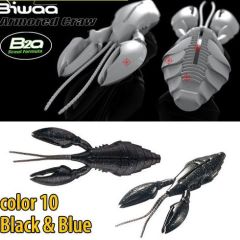Creature Bait Biwaa Armored Craw 10cm, culoare 10 Black Blue