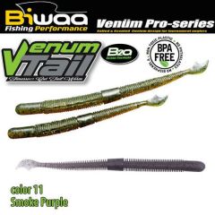 Shad Biwaa Venum Tail 10cm, culoare 11 Smoke Purple